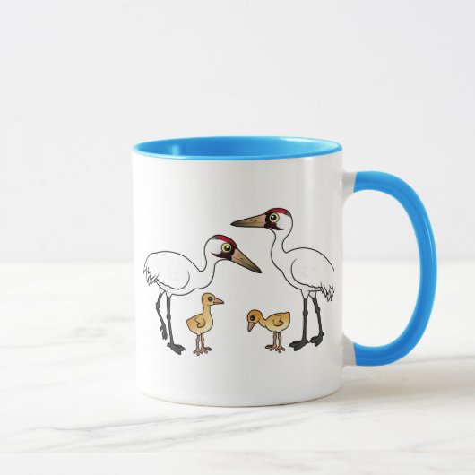 Mug Famille de grue de huée (Droite)