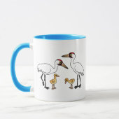 Mug Famille de grue de huée (Gauche)