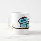 Mug Famille de hibou (Devant gauche)
