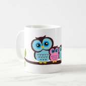 Mug Famille de hibou (Devant gauche)