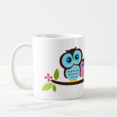 Mug Famille de hibou de cinq (Gauche)
