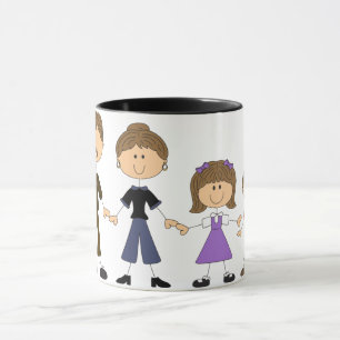 Mug Famille de la figure Stick