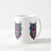 Mug Famille de lions  (Devant droit)