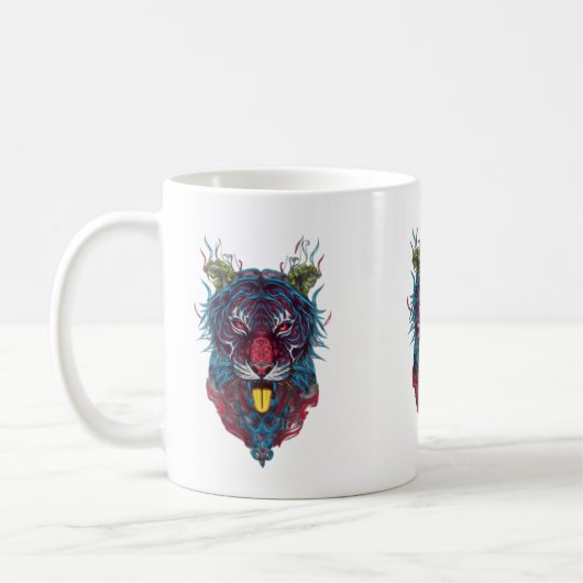 Mug Famille de lions  (Gauche)