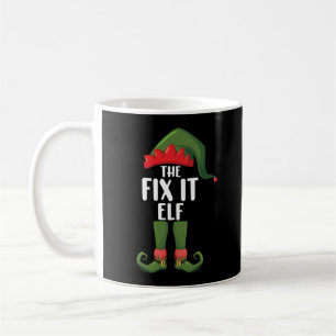 Mug Famille de lutin de réparation groupe de Noël corr