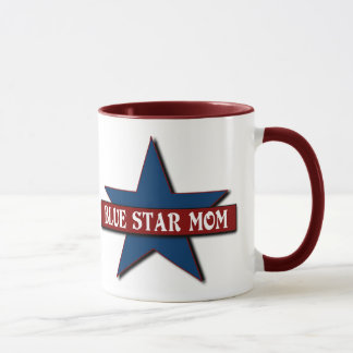 Mug Famille de militaires de maman d'étoile bleue