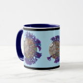 Mug - Famille de poissons pourpres (Devant gauche)