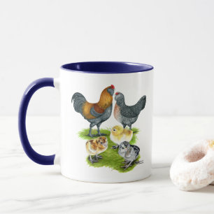 Mug Famille de poules Ameraucana