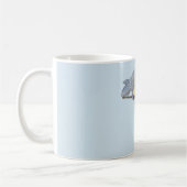 Mug Famille de poulet bleu et jaune (Gauche)