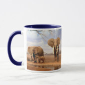 Mug Famille d'éléphant (Gauche)