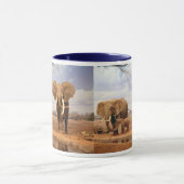 Mug Famille d'éléphant (Centre)