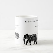 Mug Famille d'éléphants (Centre)