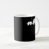 Mug Famille des éléphants  (Devant droit)