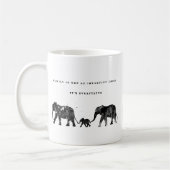 Mug Famille des éléphants (Gauche)