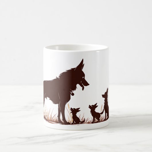 Mug Famille Doggie 3 (Centre)