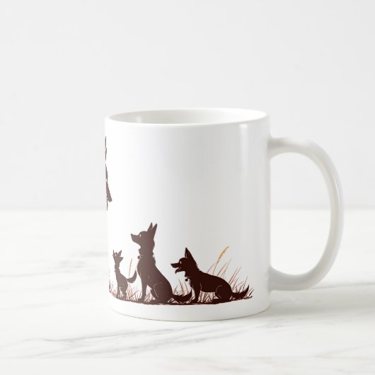 Mug Famille Doggie 3 (Droite)