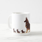 Mug Famille Doggie 5 (Devant gauche)