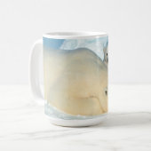 Mug Famille d'ours blanc (Devant gauche)