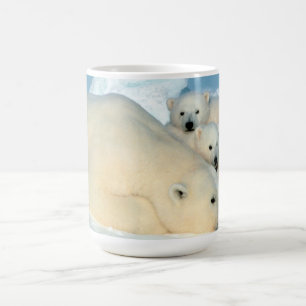 Mug Famille d'ours blanc