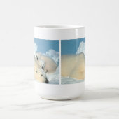 Mug Famille d'ours blanc (Centre)