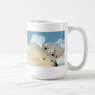 Mug Famille d'ours blanc