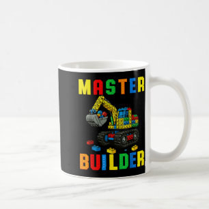 Mug Famille Drôle Maître Constructeur Briques Blocs De