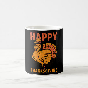 Mug Famille Enfants appariement Pyjama de Thanksgiving