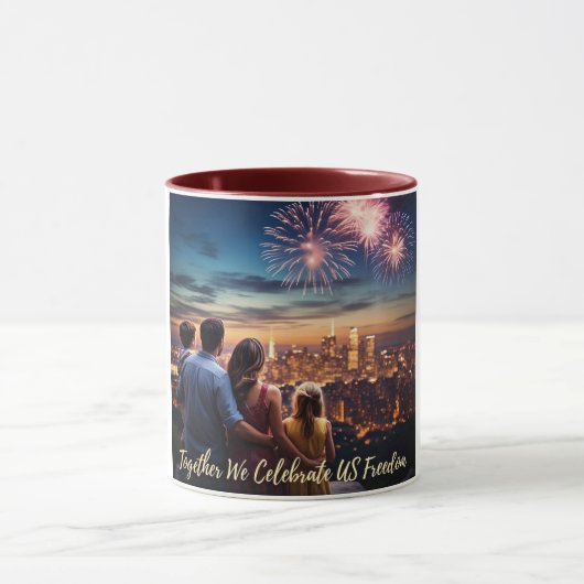 Mug Famille "Ensemble, nous célébrons la liberté des É (Centre)