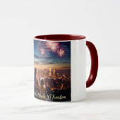 Mug Famille "Ensemble, nous célébrons la liberté des É (Devant droit)