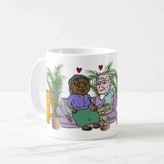 Mug Famille et amis de la fureur (Devant gauche)