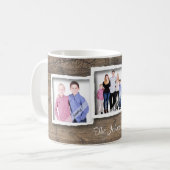 Mug Famille faite sur commande de collage de photo, (Devant gauche)