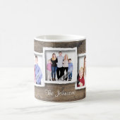 Mug Famille faite sur commande de collage de photo, (Centre)