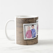 Mug Famille faite sur commande de collage de photo, (Gauche)