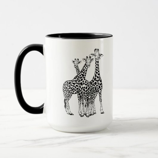 Mug Famille Giraffe (Gauche)