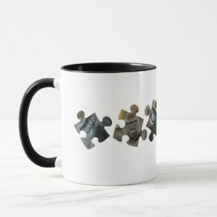 Mug Famille Gorilla - Pièces D'Un Puzzle