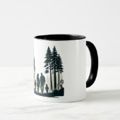 Mug - Famille heureuse à Muir Woods (Devant droit)