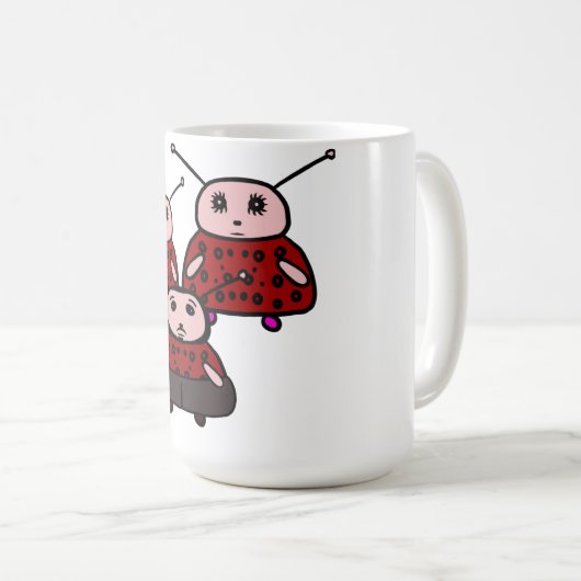 Mug Famille Ladybird (Devant droit)