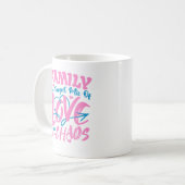 Mug Famille Le Mélange Parfait D'Amour Et De Chaos (Devant gauche)