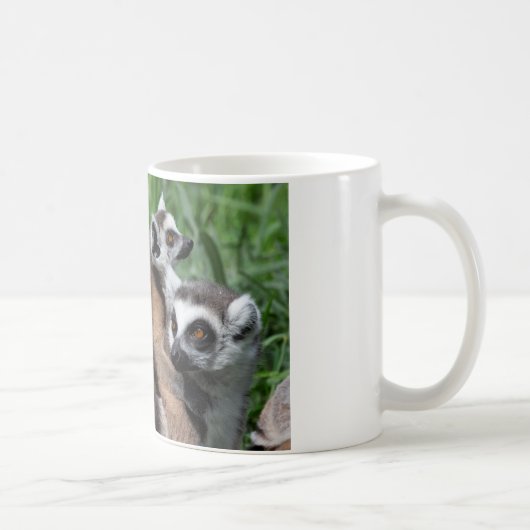 Mug Famille Lemur à queue de ceinture (Droite)