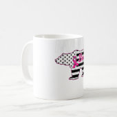 Mug Famille Matching Tee Mama Ours Cancer du sein Déce (Devant gauche)