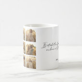 Mug Famille multiphoto coeur citation élégant (Centre)