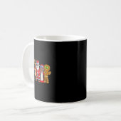 Mug Famille noire Noël Afro Africain Américain Père No (Devant gauche)
