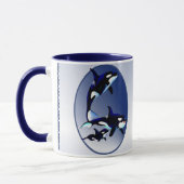 Mug Famille Oval_Mugs d'épaulard (Gauche)