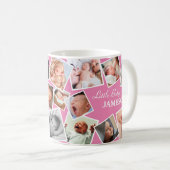 Mug Famille personnalisée 17 Photo Collage (Devant droit)