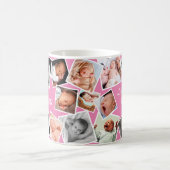 Mug Famille personnalisée 17 Photo Collage (Centre)