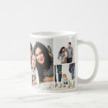 Mug Famille personnalisée 7 Collage photo<br><div class="desc">Tasses à café personnalisées personnalisées avec vos photos de famille. Ce modèle design a de l'espace pour 7 photos Instagram carrés. Utilisez les outils de conception pour changer la couleur de l'arrière - plan, ajouter plus de photos, déplacer les choses et ajouter votre propre texte personnalisé pour créer un cadeau...</div>