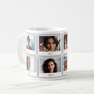 Mug Famille Personnalisée Huit photos