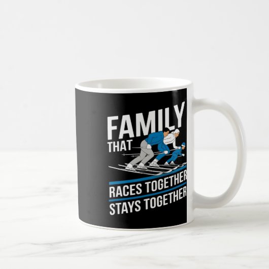 Mug Famille Qui Race Ensemble Reste Ensemble Alpine S (Droite)