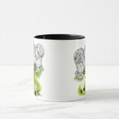 Mug Famille Silkie Bantam Splash (Centre)