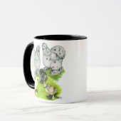 Mug Famille Silkie Bantam Splash (Devant gauche)